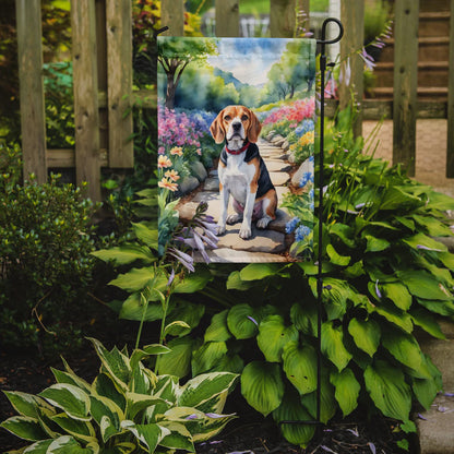 Beagle Spring Garden Garden Flag