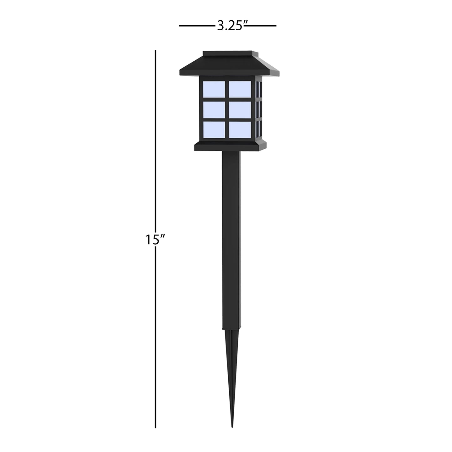 6-Piece Weather-Resistant Solar Outdoor Lights Set for Gardens