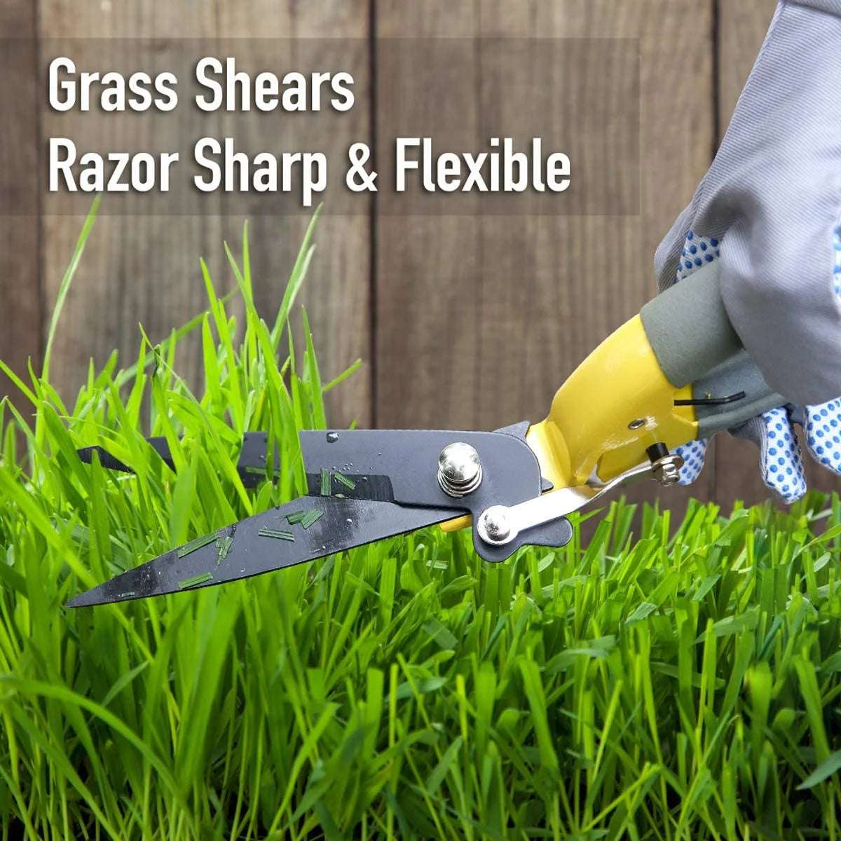 Hand Grass Shears, Grass Clippers for Lawn and Garden