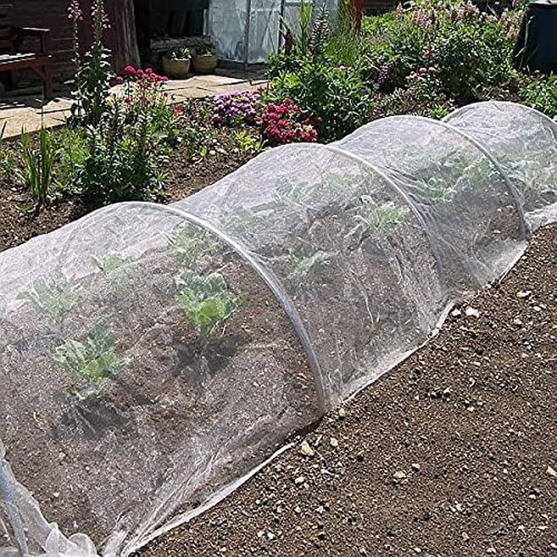 10×10FT Ultra Fine Garden Netting, Mesh Barrier Plant Covers anti Cicada/Bird, Screen Netting for Vegetables Flowers Fruits Grass Seed (10FT×10FT)